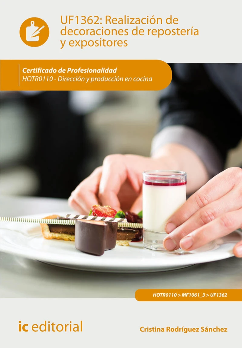 Portada: Realización de decoraciones de repostería y expositores. HOTR0110