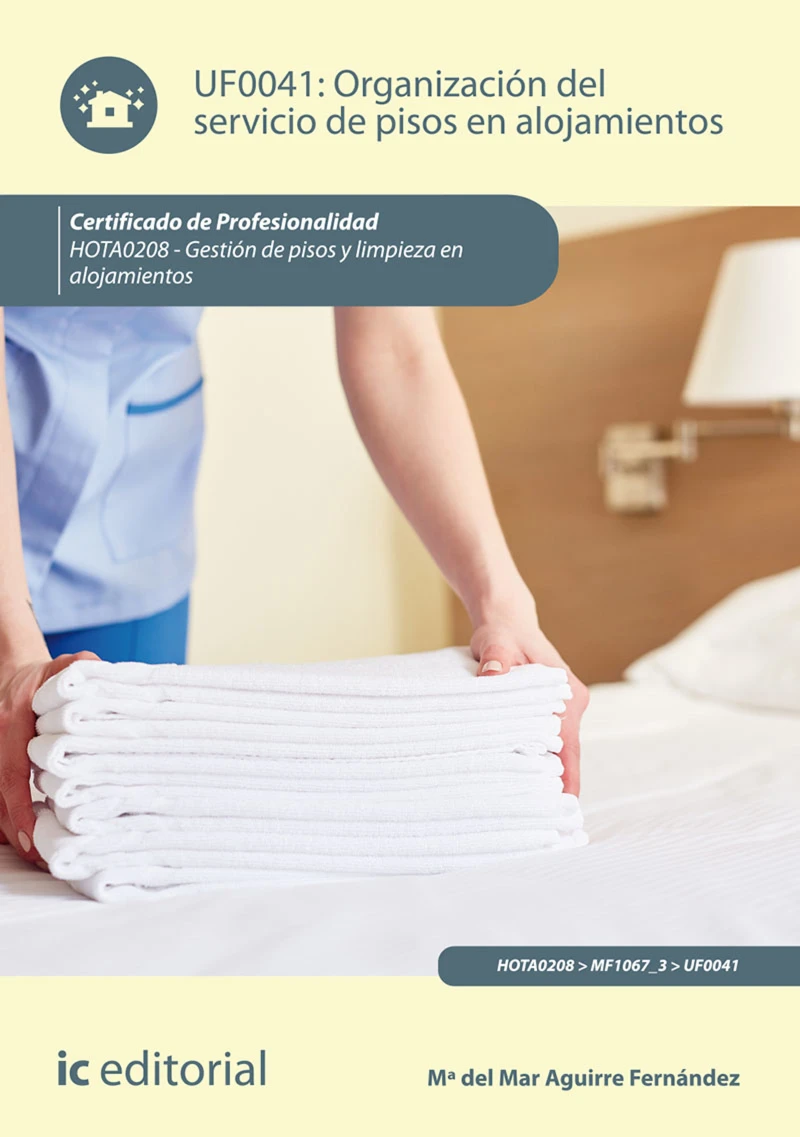 Portada: Organización del servicio de pisos en alojamientos. HOTA0208