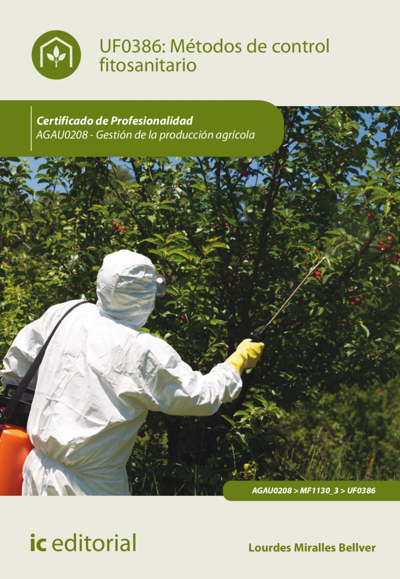 Portada: Métodos de control fitosanitario. AGAU0208