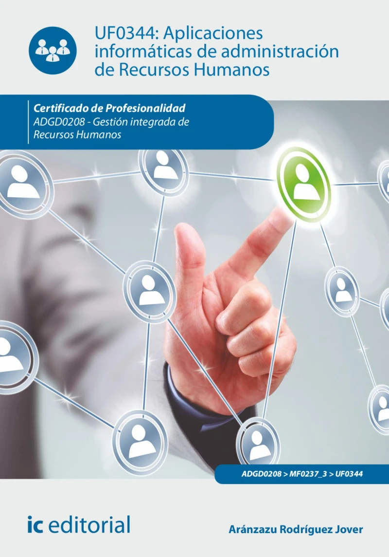 Portada: Aplicaciones informáticas de administración de Recursos Humanos. ADGD0208