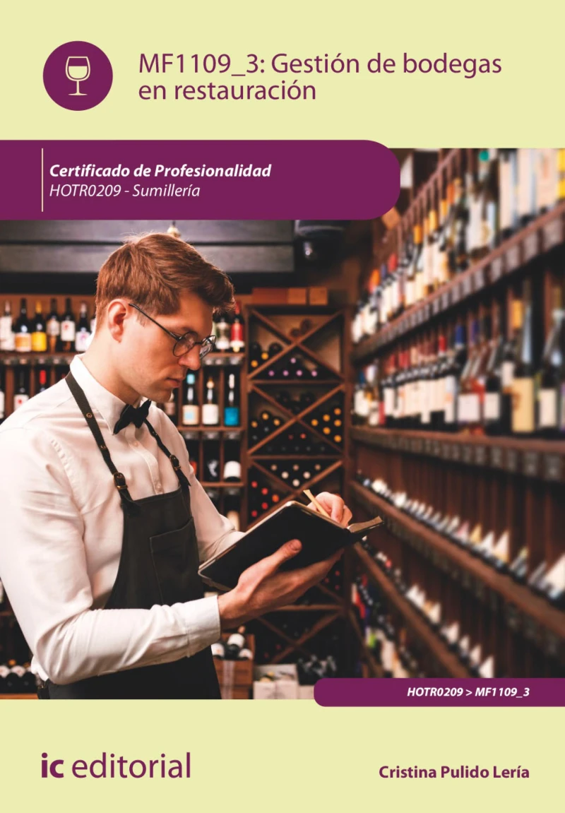 Portada: Gestión de bodegas en restauración. HOTR0209