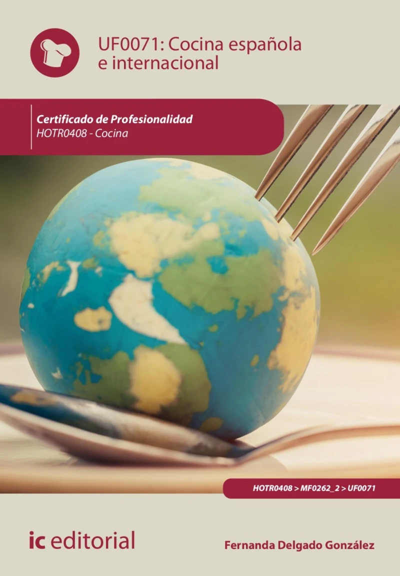 Portada: Cocina española e internacional. HOTR0408