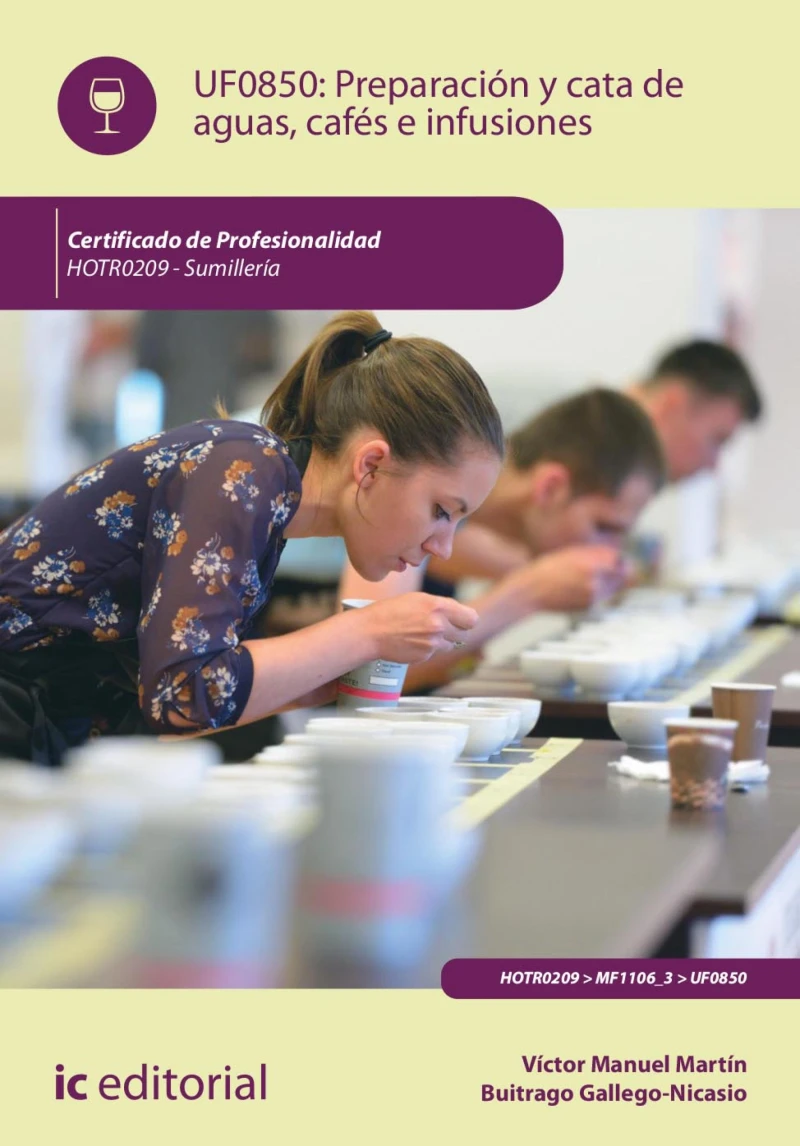 Portada: Preparación y cata de aguas, cafés e infusiones. HOTR0209