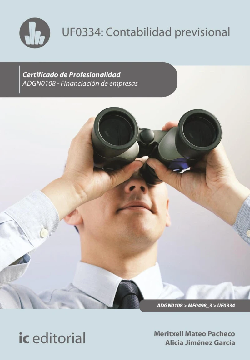 Portada: Contabilidad previsional. ADGN0108