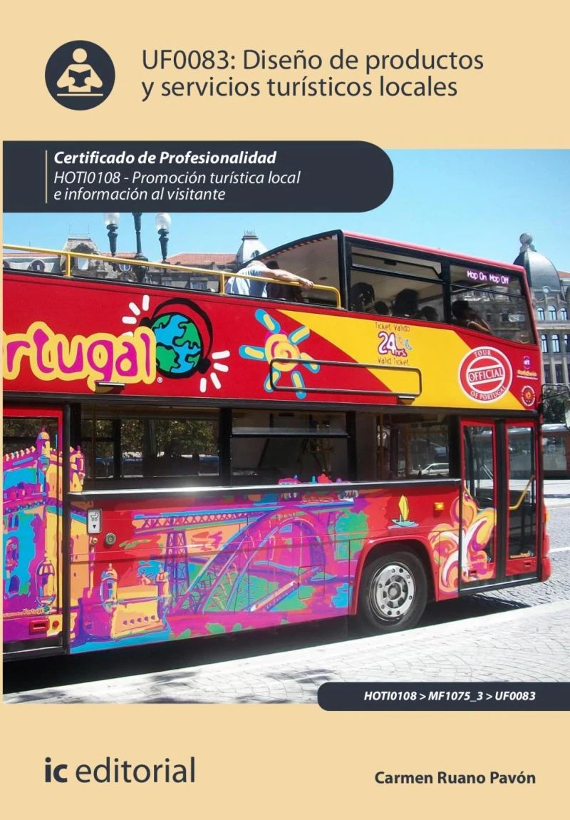 Portada: Diseño de Productos y servicios turísticos locales. HOTI0108