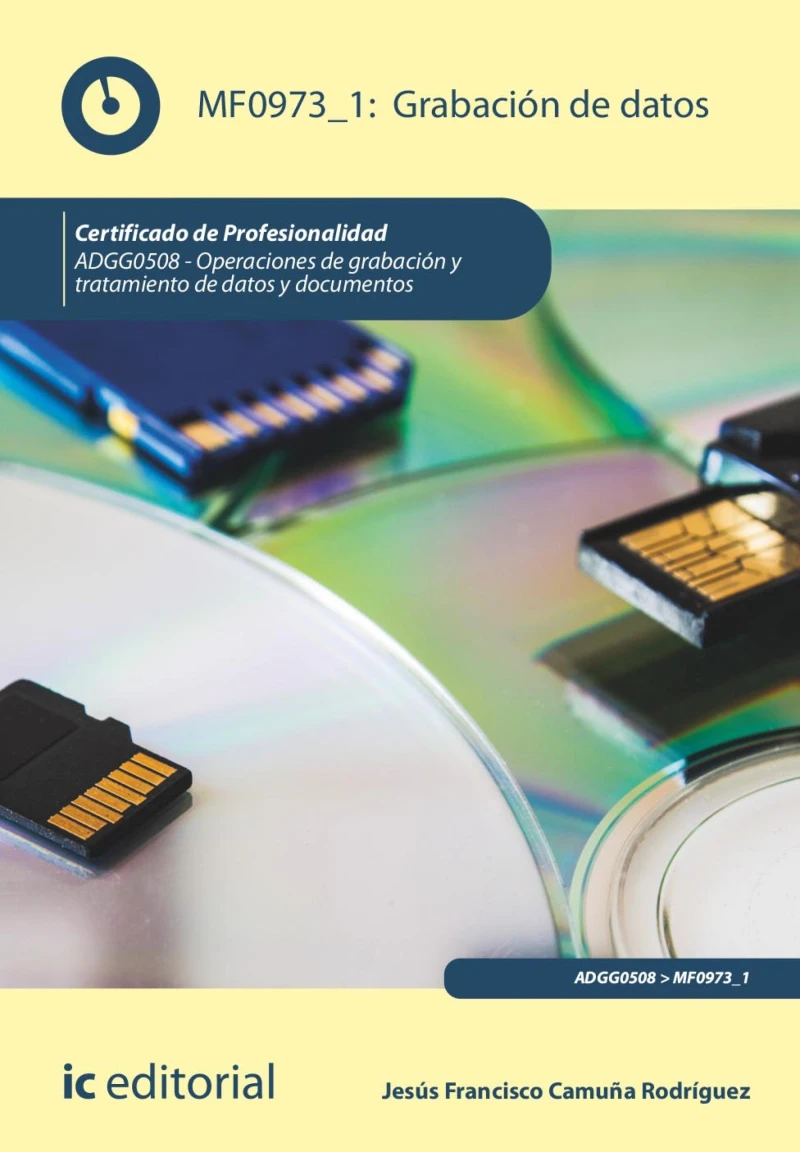 Portada: Grabación de Datos. ADGG0508