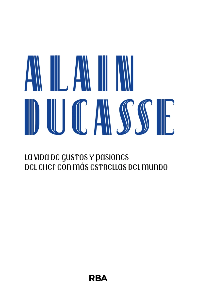 Portada: Alain Ducasse