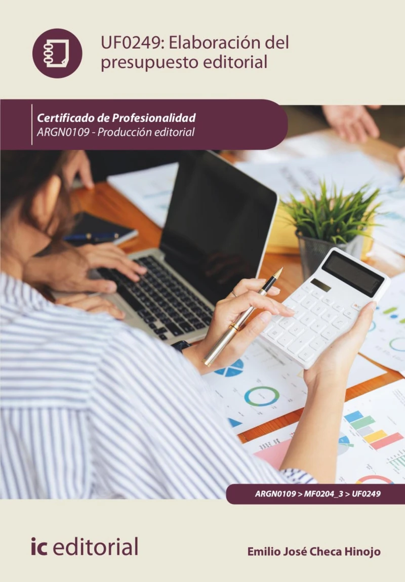 Portada: Elaboración del presupuesto editorial. ARGN0109
