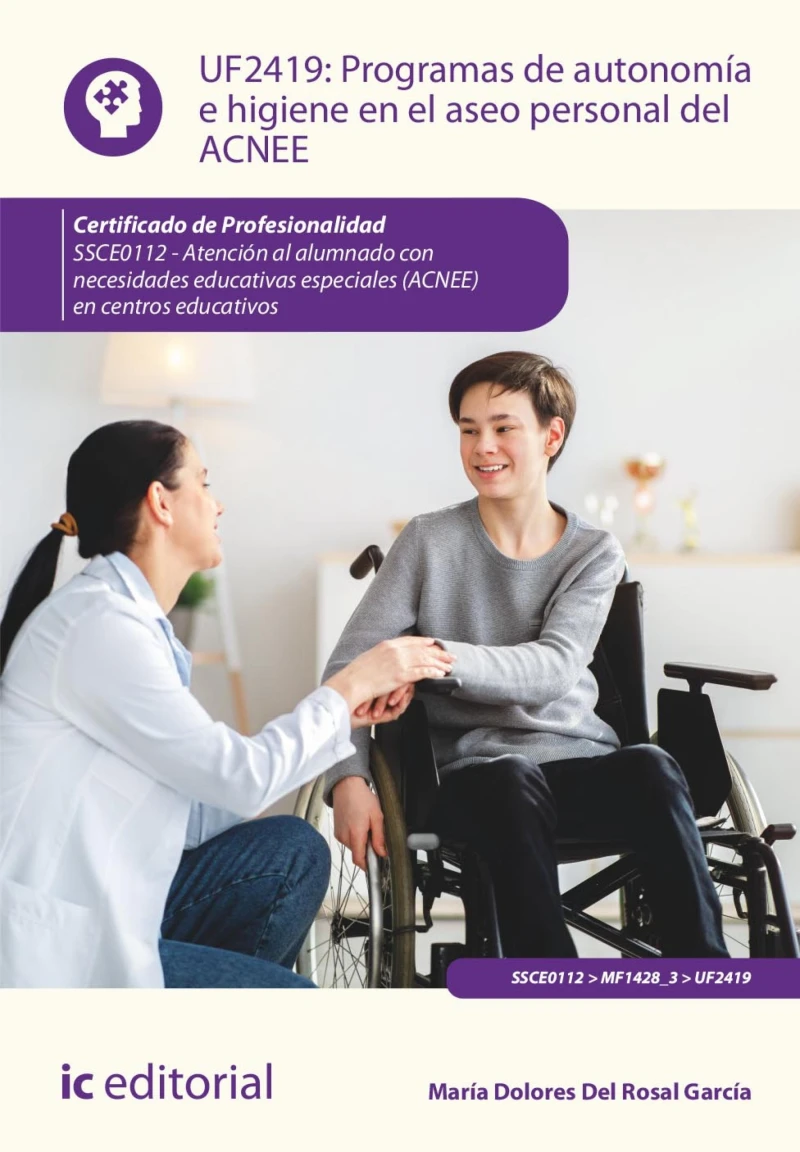 Portada: Programas de autonomía e higiene en el aseo personal del ACNEE. SSCE0112