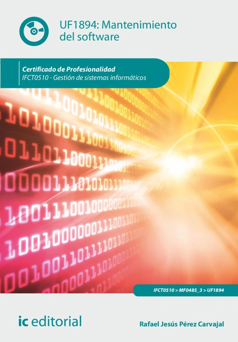 Portada: Mantenimiento del software. IFCT0510