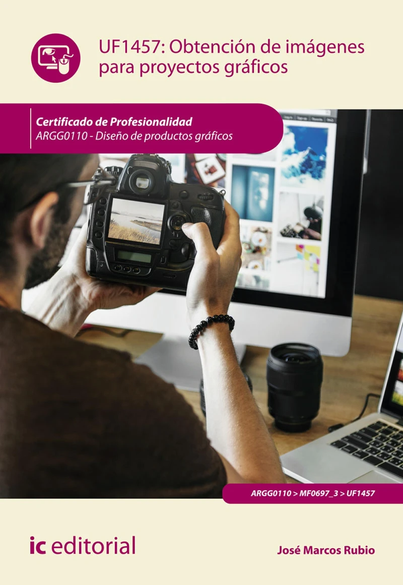 Portada: Obtención de imágenes para proyectos gráficos. ARGG0110