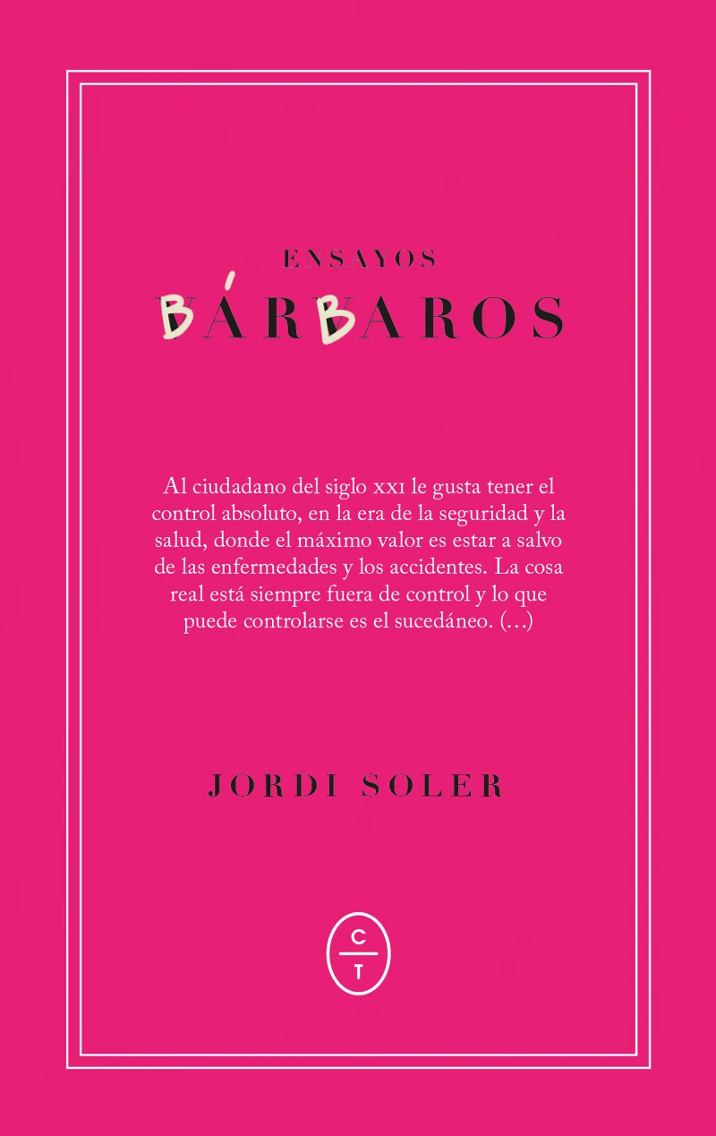 Portada: Ensayos bárbaros