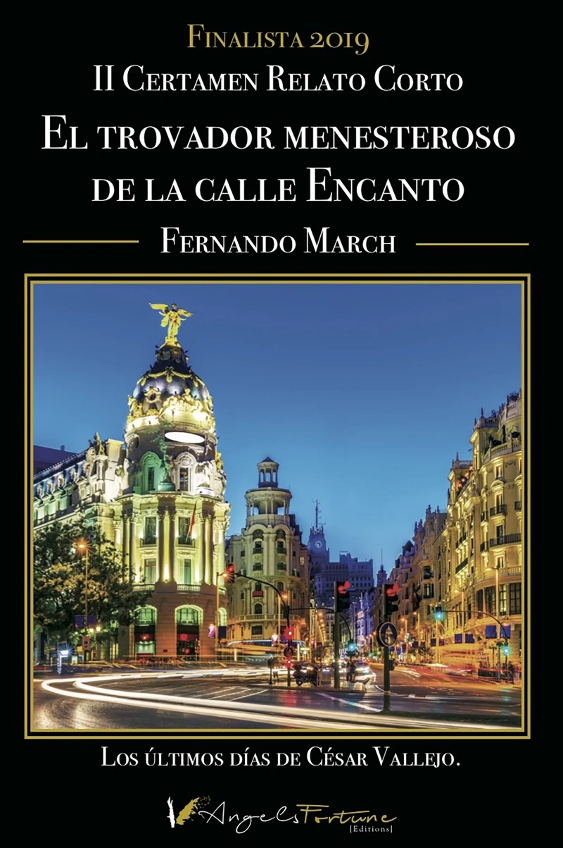 Portada: El trovador menesteroso de la calle del Encanto