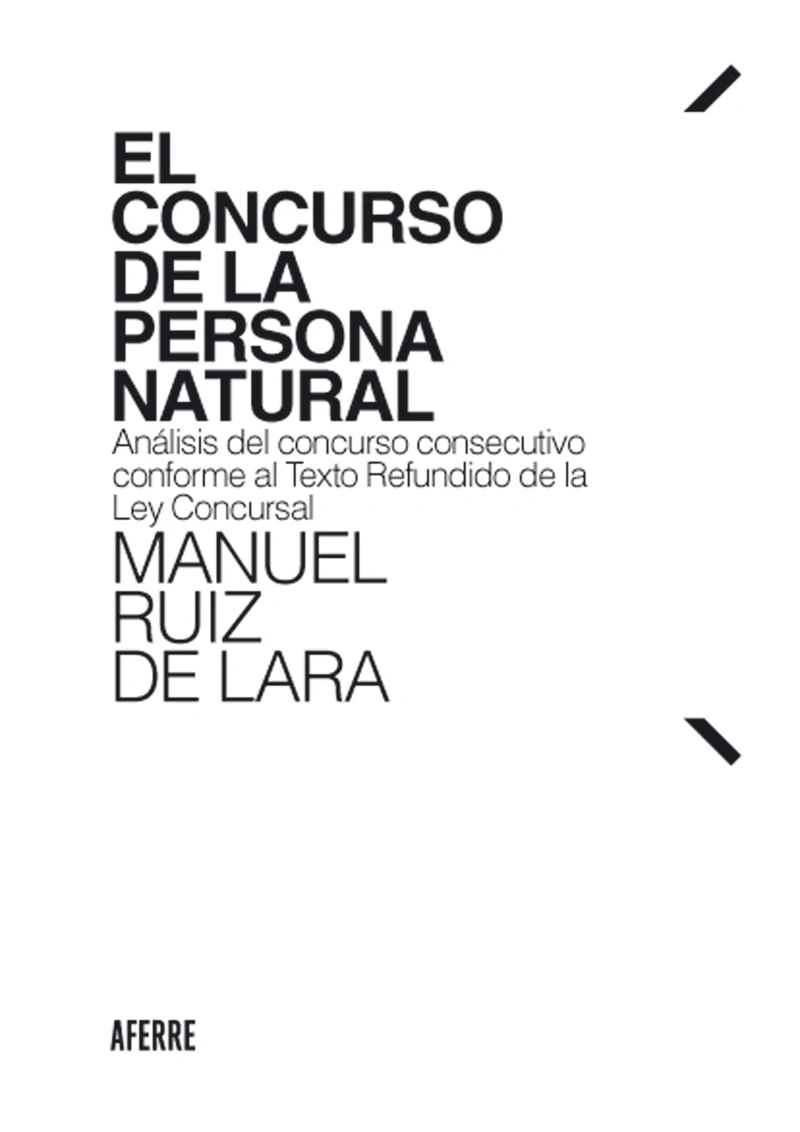 Portada: El concurso de la persona natural