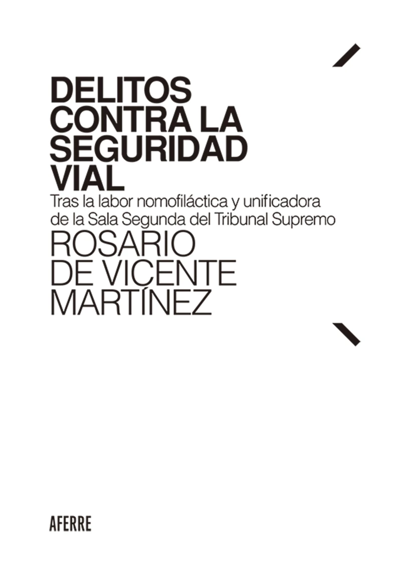 Portada: Delitos contra la seguridad vial
