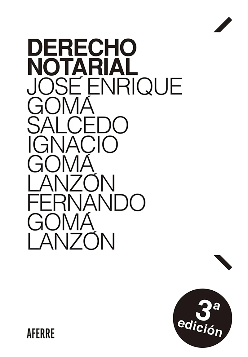 Portada: Derecho Notarial