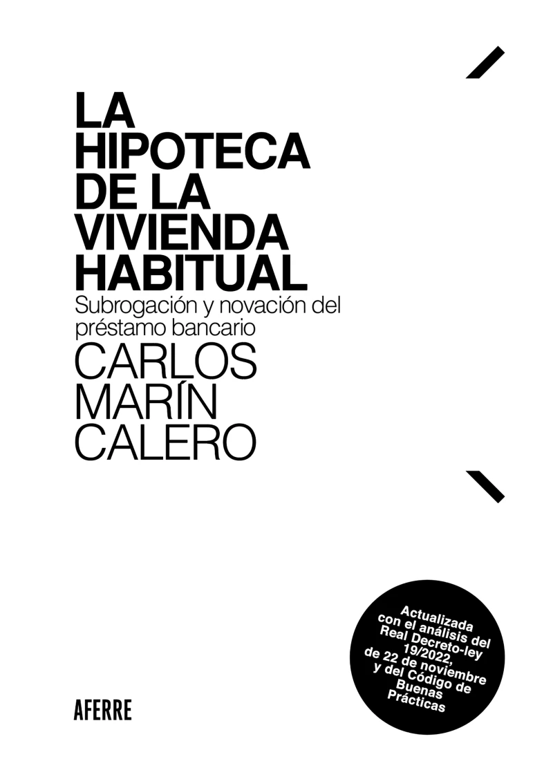 Portada: La hipoteca de la vivienda habitual