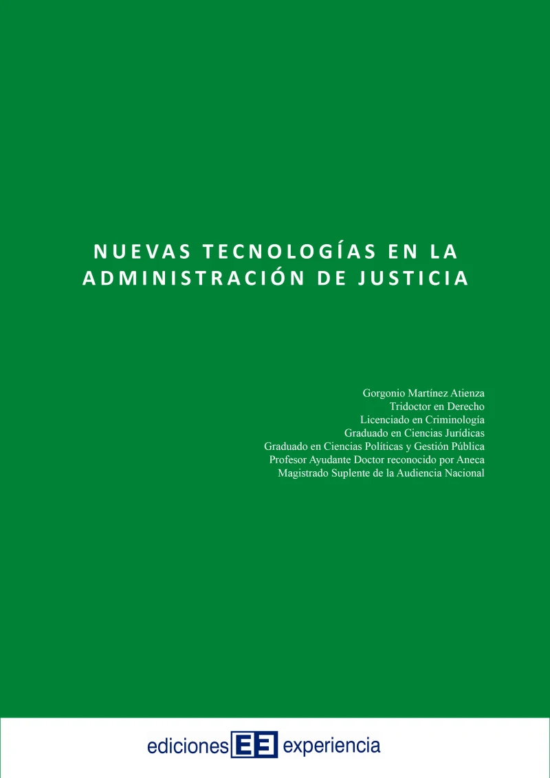 Portada: Nuevas tecnologías en la Administración de Justicia