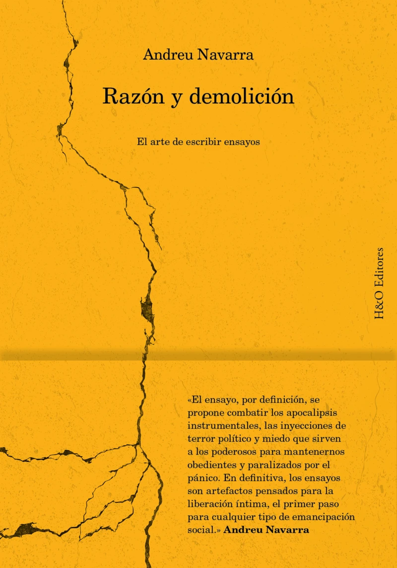 Portada: Razón y demolición