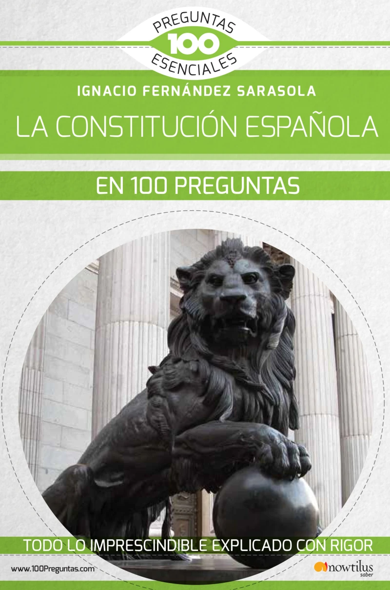Portada: La Constitución española en 100 preguntas