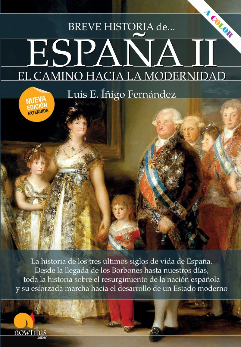Portada: Breve historia de España II: el camino hacia la modernidad