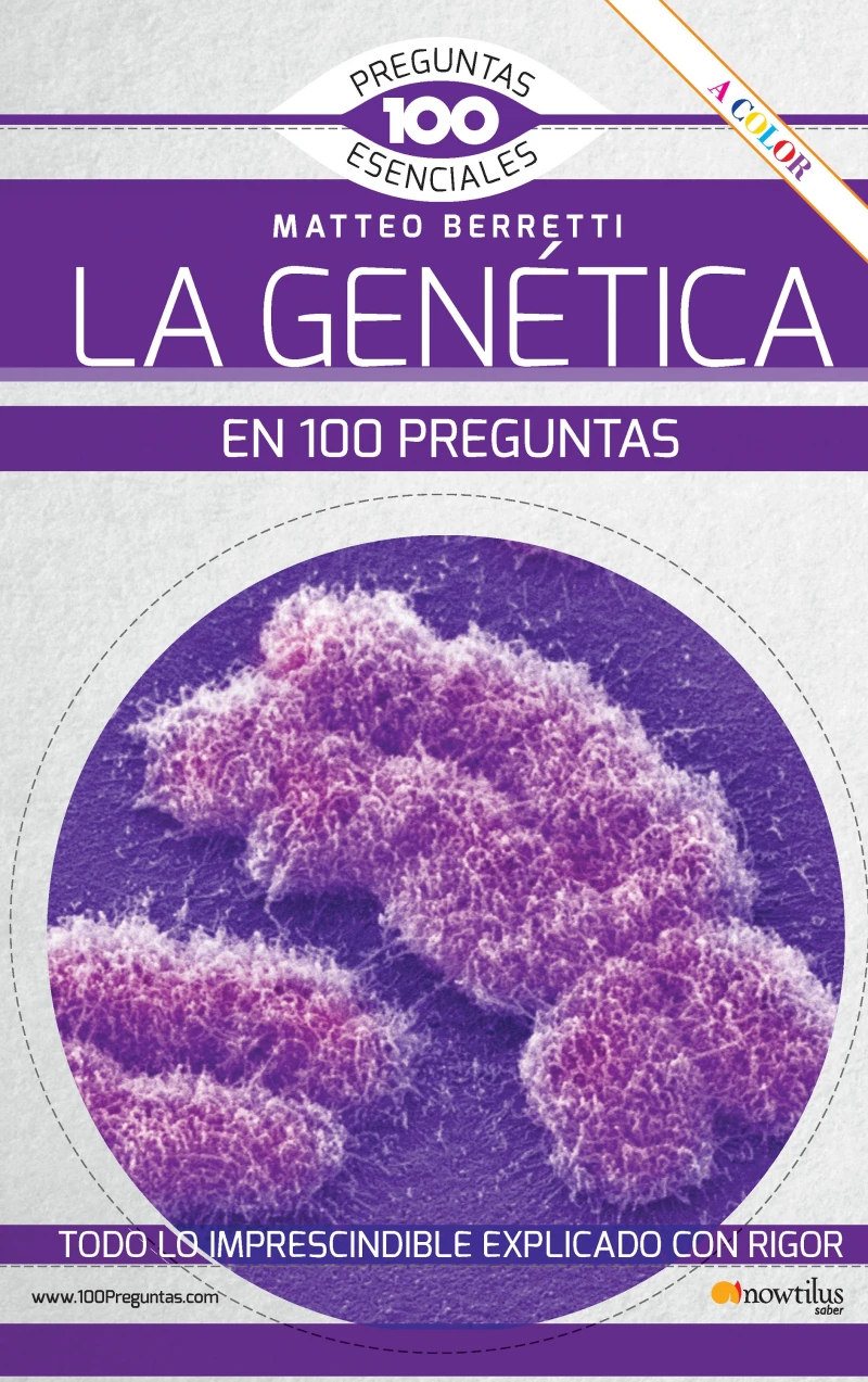 Portada: La Genética en 100 preguntas NUEVA EDICIÓN