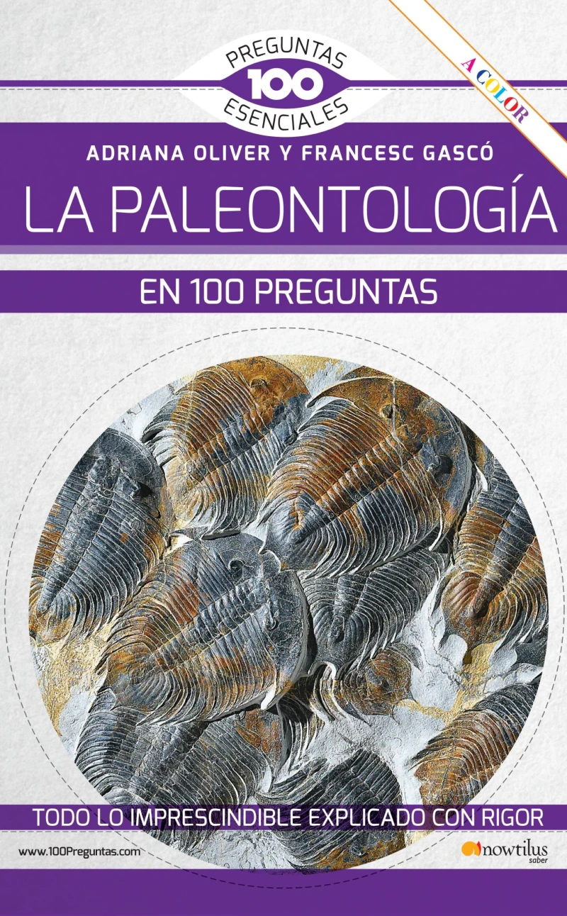 Portada: La paleontología en 100 preguntas NUEVA EDICIÓN