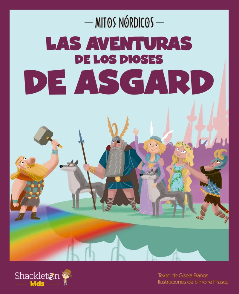 Portada: Las aventuras de los dioses de Asgard
