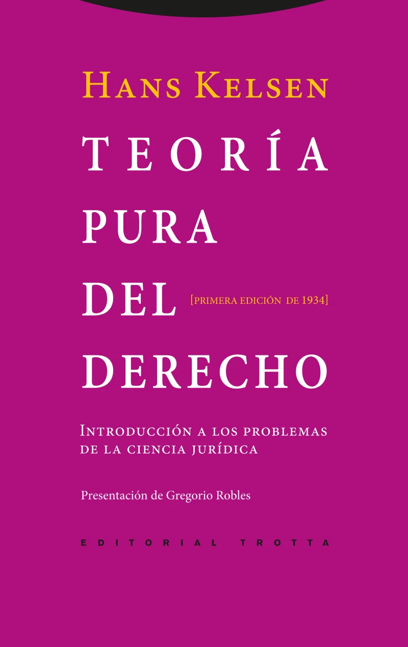 Portada: Teoría pura del derecho