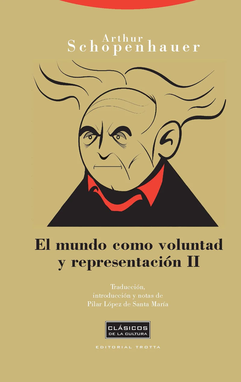 Portada: El mundo como voluntad y representación II
