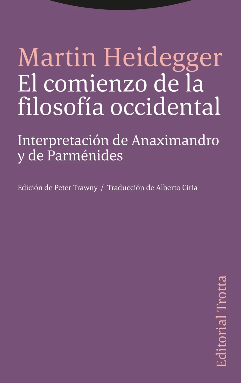 Portada: El comienzo de la filosofía occidental