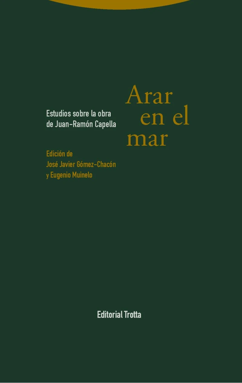 Portada: Arar en el mar