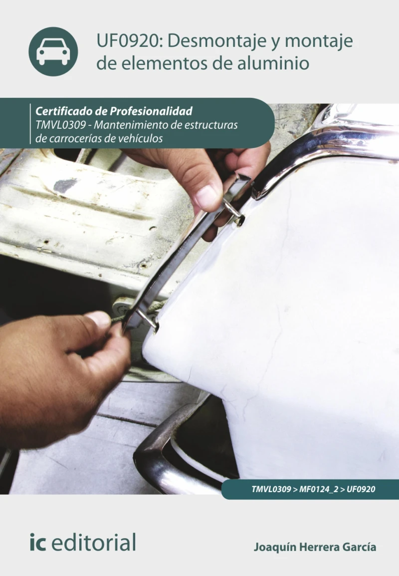 Portada: Desmontaje y montaje de elementos de aluminio. TMVL0309