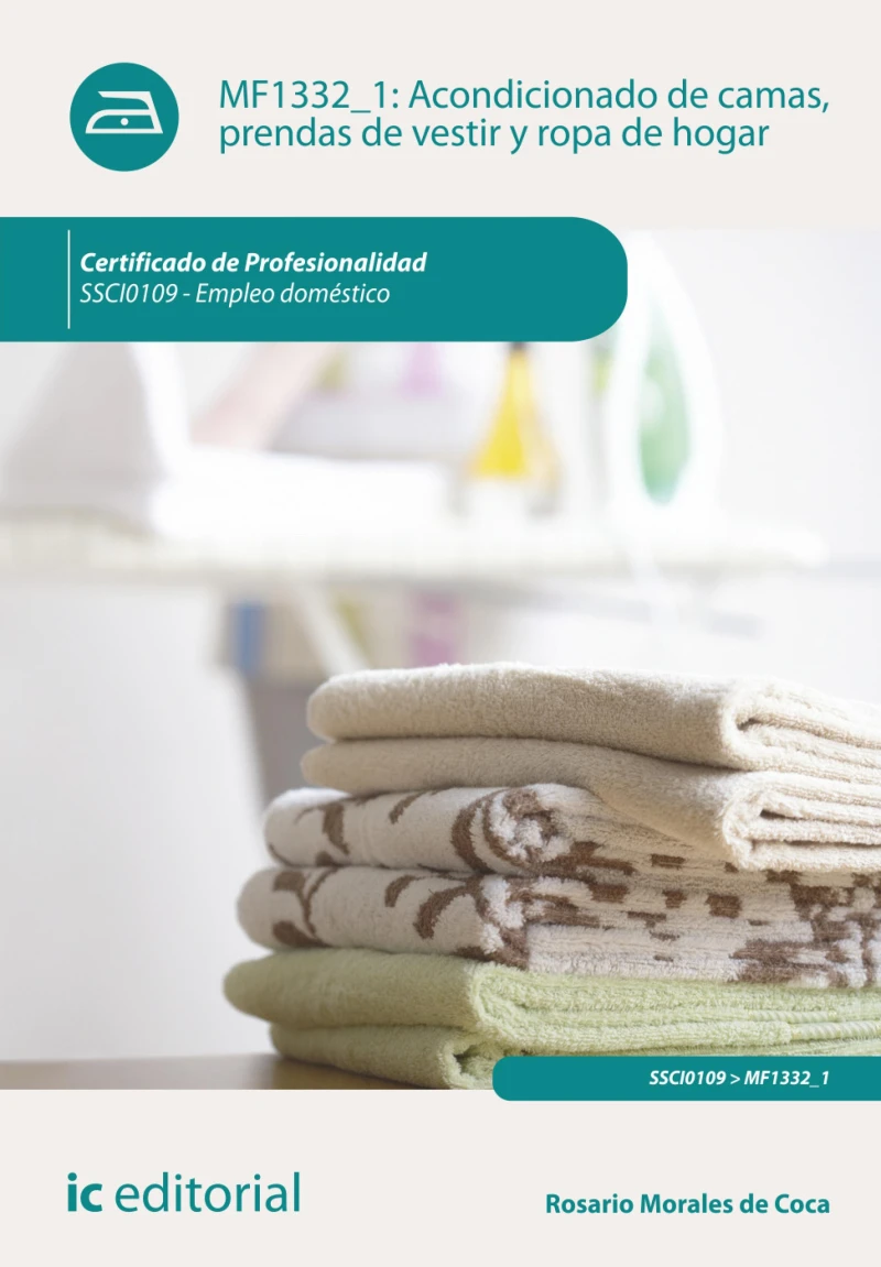 Portada: Acondicionado de camas, prendas de vestir y ropa de hogar. SSCI0109