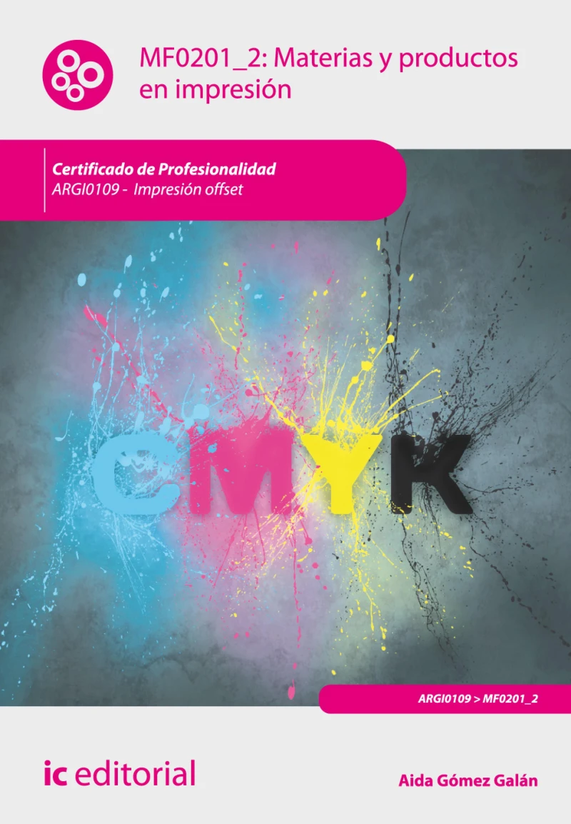 Portada: Materias y productos en impresión. ARGI0109
