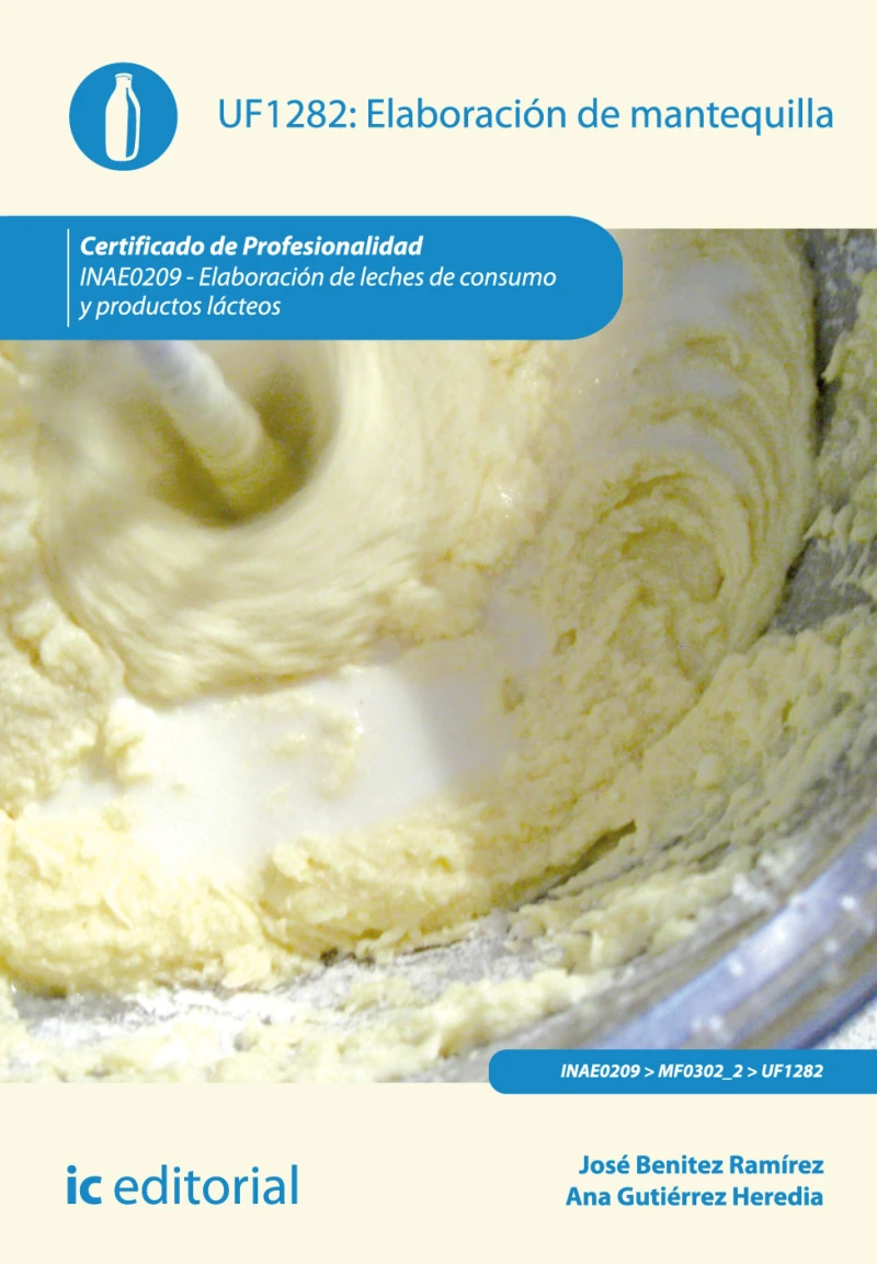 Portada: Elaboración de mantequilla. INAE0209