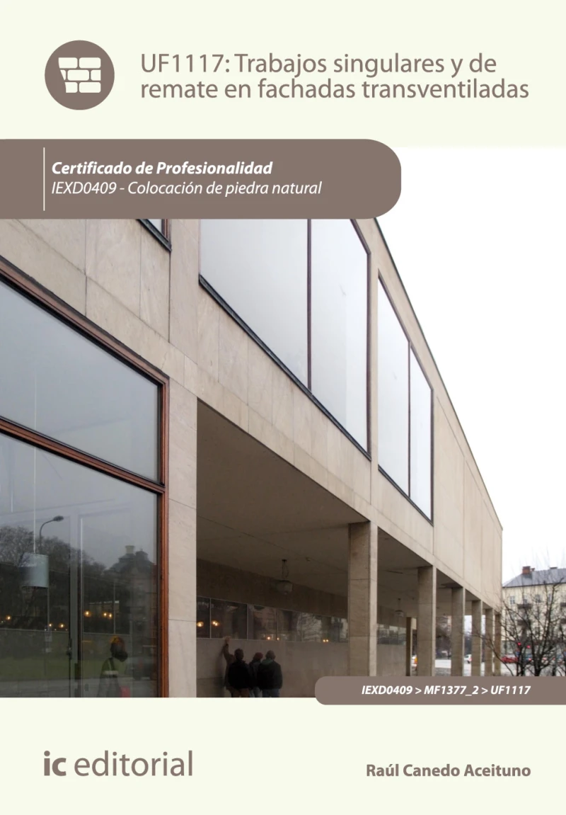 Portada: Trabajos singulares y de remate en fachadas transventiladas. IEXD0409