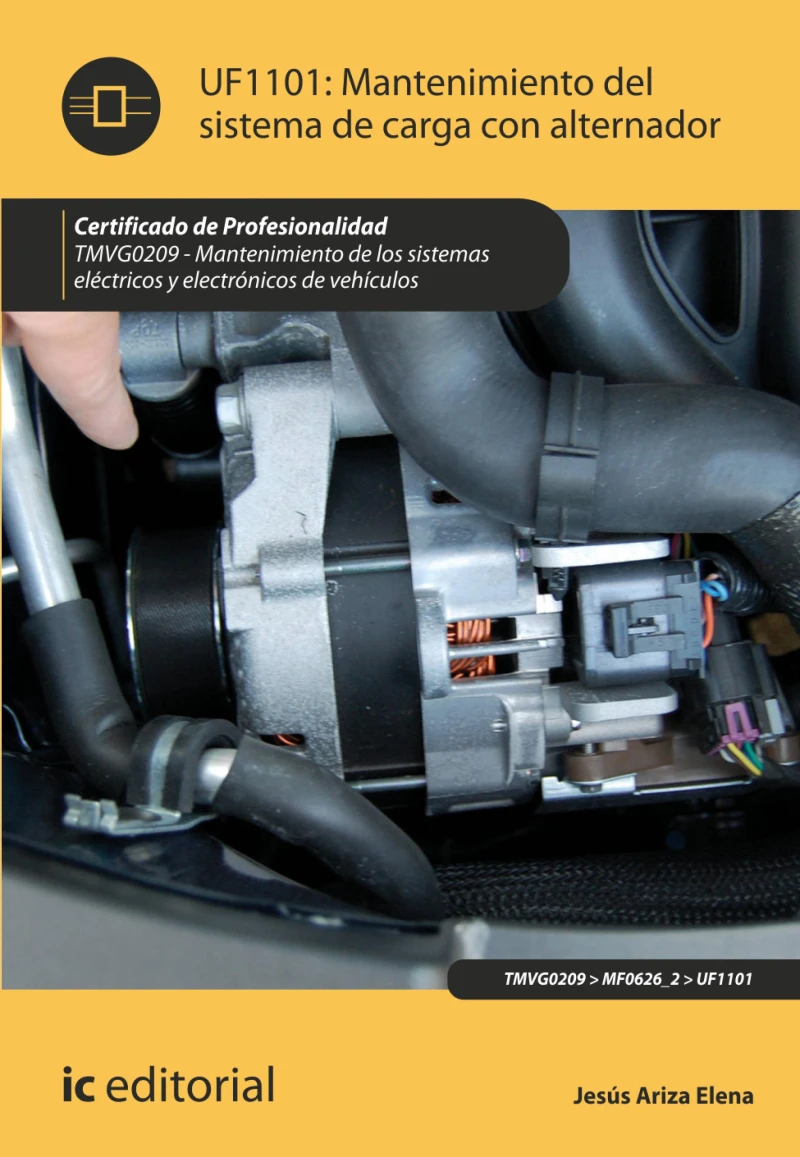 Portada: Mantenimiento del sistema de carga con alternador. TMVG0209