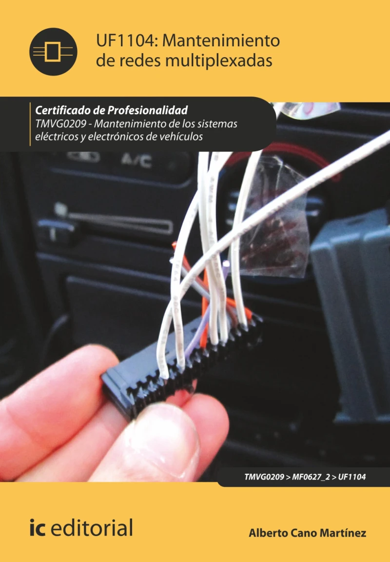 Portada: Mantenimiento de redes multiplexadas. TMVG0209