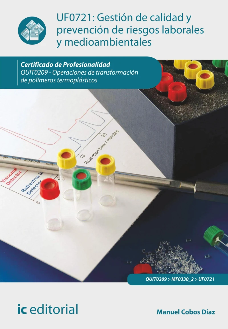 Portada: Gestión de calidad y prevención de riesgos laborales y medioambientales. QUIT0209