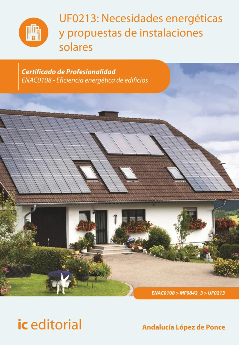 Portada: Necesidades energéticas y propuestas de instalaciones solares. ENAC0108