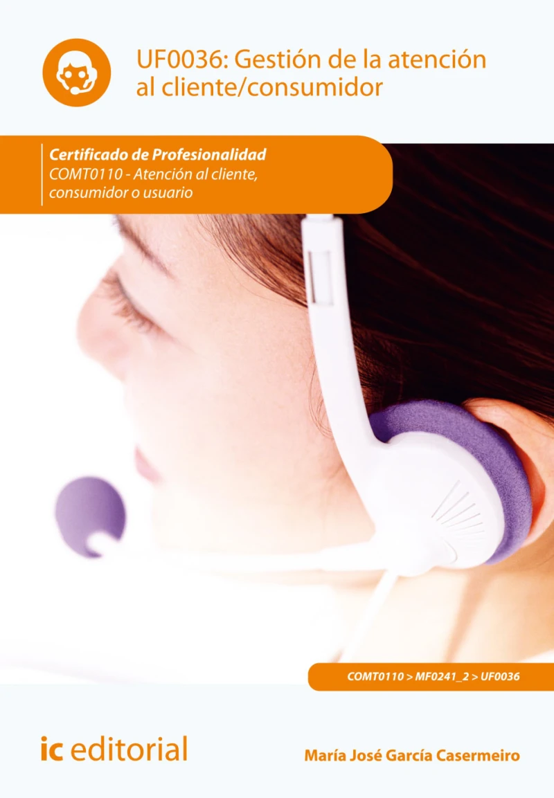 Portada: Gestión de la atención al cliente/consumidor. COMT0110