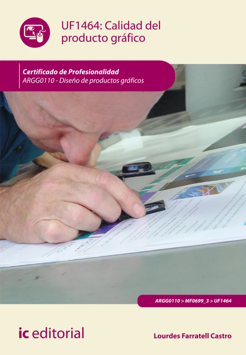 Portada: Calidad del producto gráfico. ARGG0110