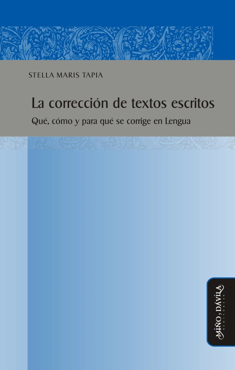 Portada: La corrección de textos escritos