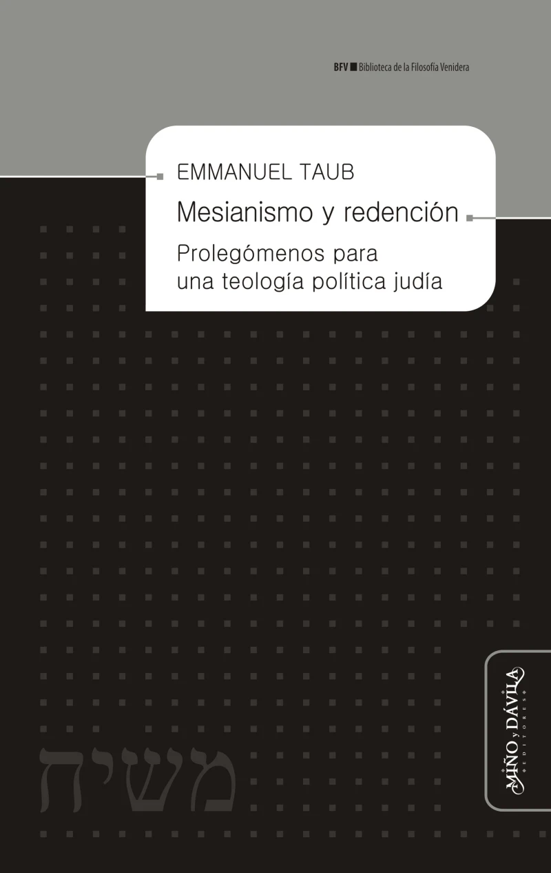 Portada: Mesianismo y redención