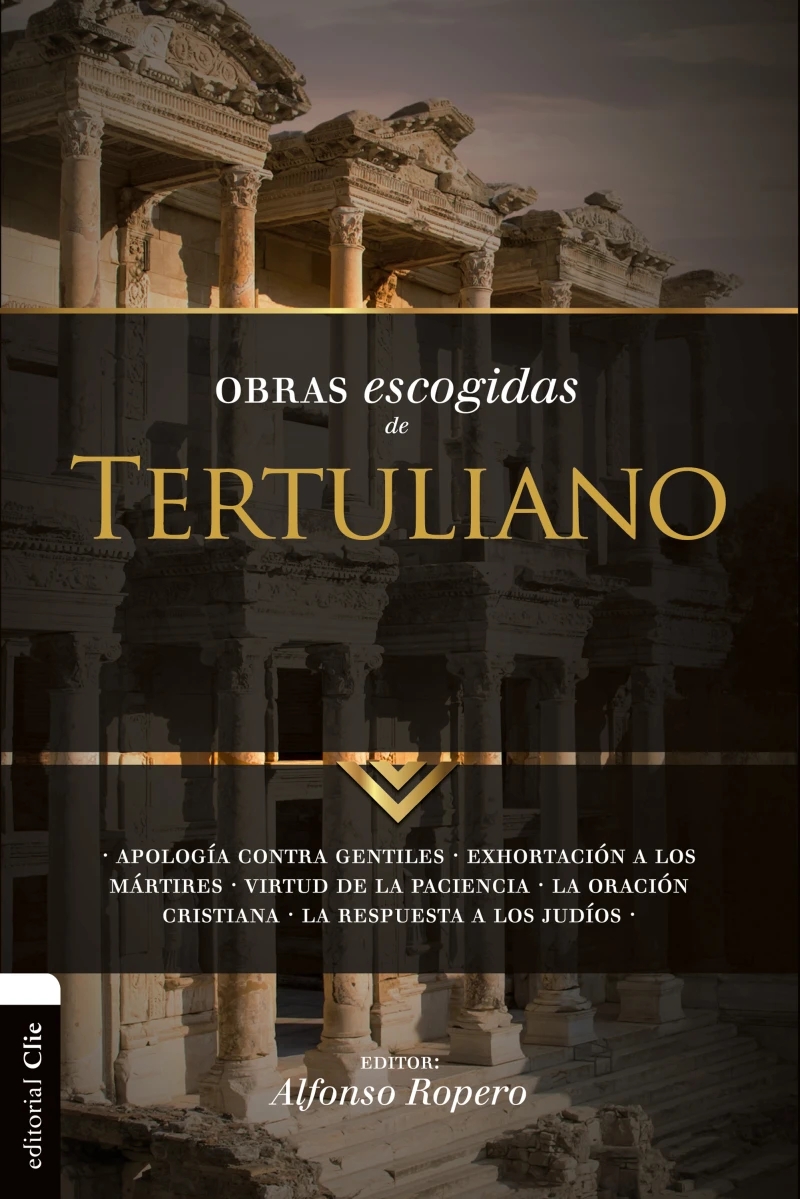 Portada: Obras escogidas de Tertuliano
