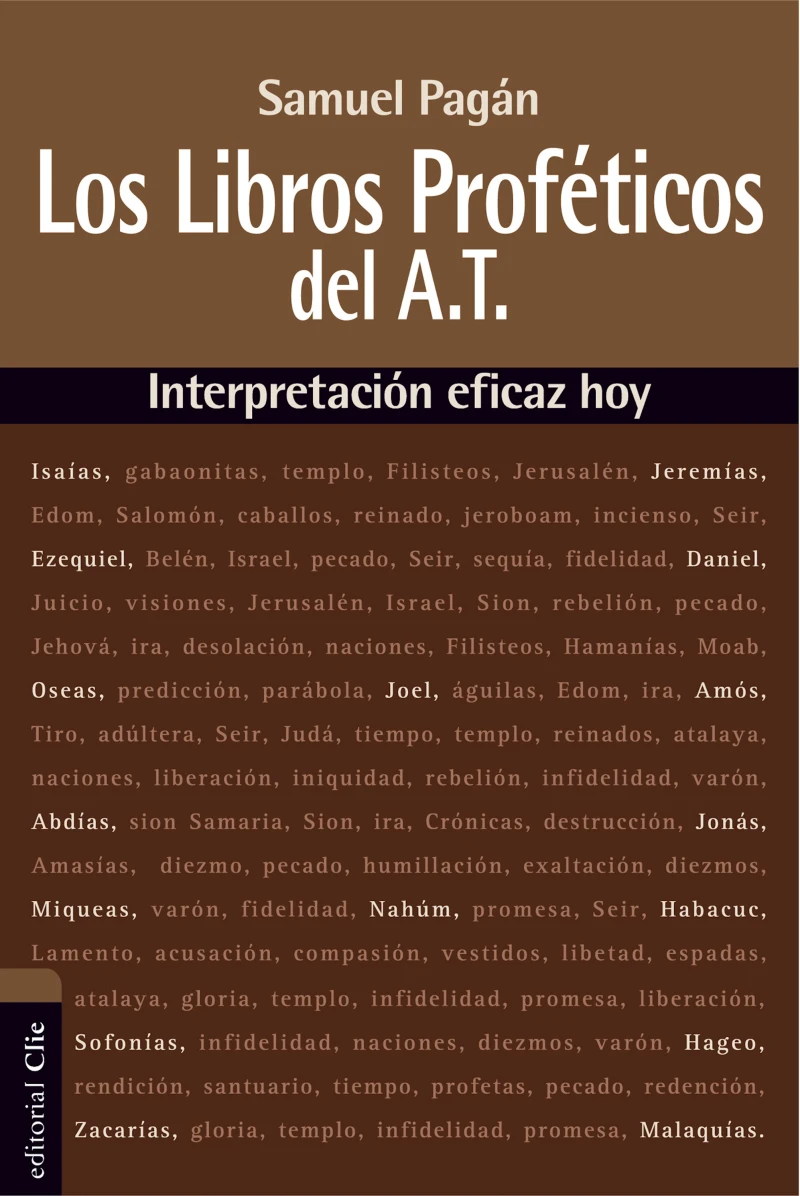 Portada: Libros proféticos del Antiguo Testamento