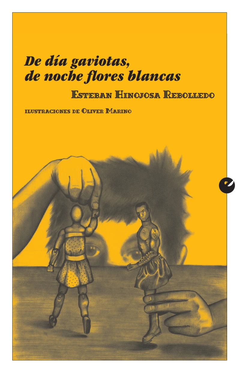 Portada: De día gaviotas, de noche flores blancas
