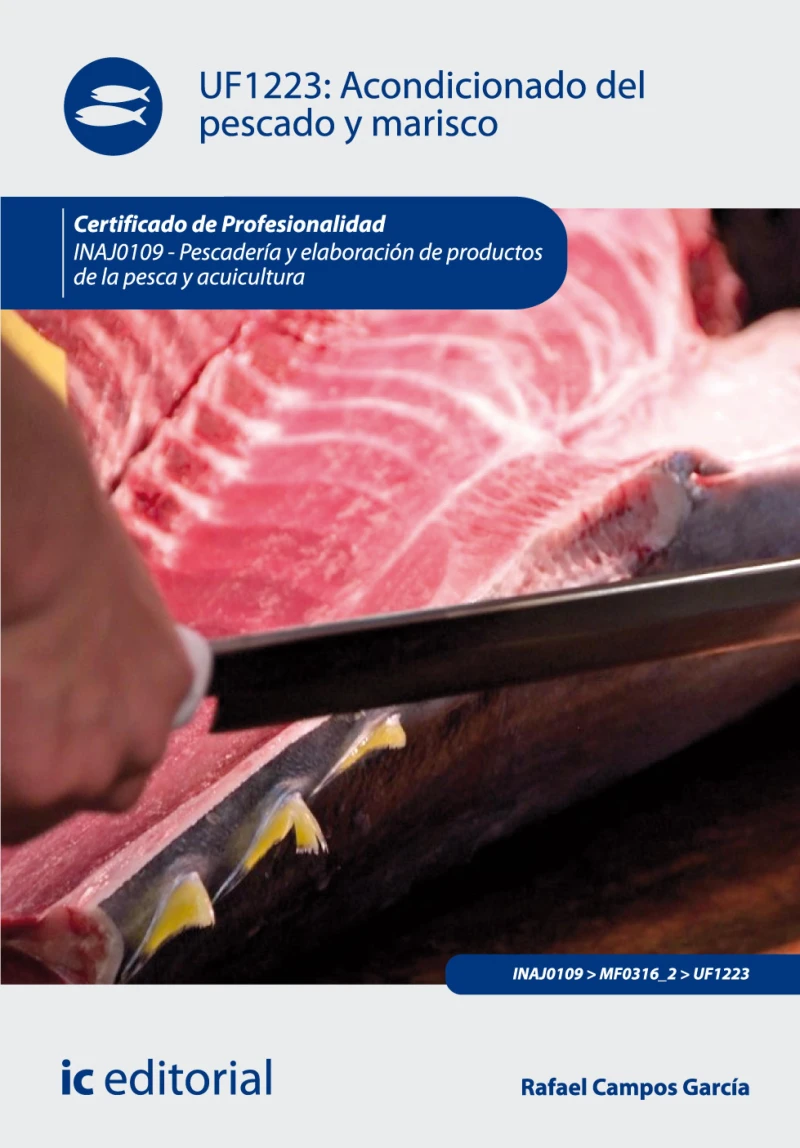 Portada: Acondicionado del pescado y marisco. INAJ0109
