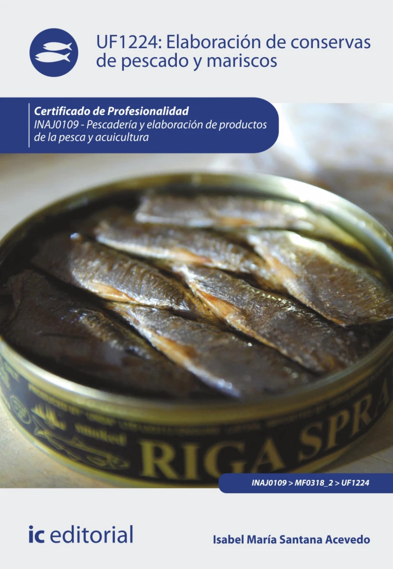 Portada: Elaboración de conservas de pescado y mariscos. INAJ0109